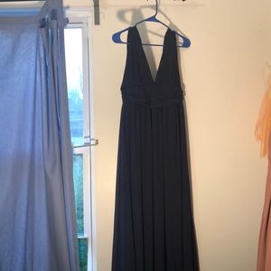 Lulus Navy formal gown